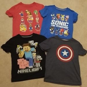Boys Old Navy Licensed Character Tshirt Bundle